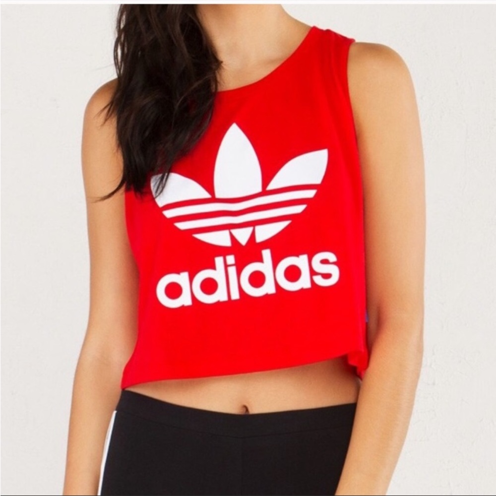 Adidas Originals Trefoil Loose Crop Tank